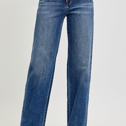 RISEN Full Size Tummy Control High Rise Jeans