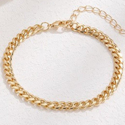 Curb Chain Copper Bracelet