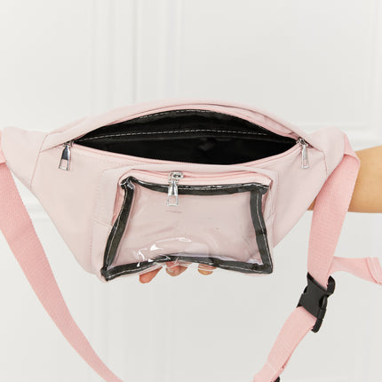 Fame Doing Me Waist Bag in Pink