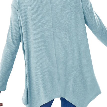 Full Size V-Neck Long Sleeve T-Shirt