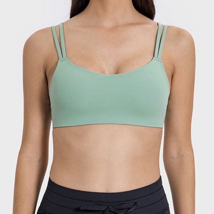 Scoop Neck Double Strap Active Cami