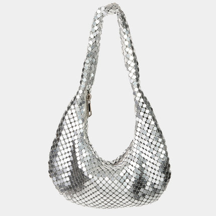 Fame Sequin Disc Handbag