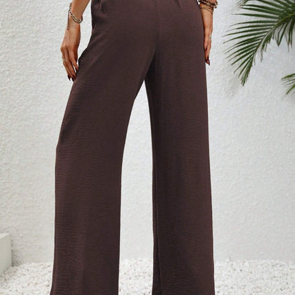 Wide Leg Drawstring Pants