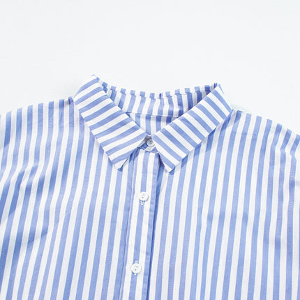 Striped Collared Neck Half Sleeve Shirt