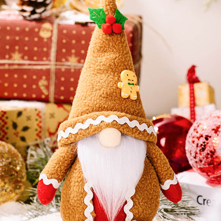 2-Pack Christmas Gingerbread Gnomes