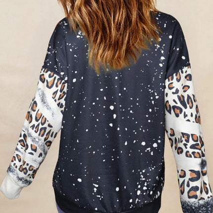 Pumpkin Graphic Long Sleeve Sweatshirt