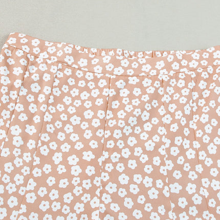 Floral Wide Leg Pants