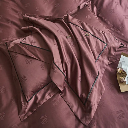 New 1000TC Egyptian Cotton Bedding Sets Luxury Jacquard Duvet Cover Flat sheet Pillowcase
