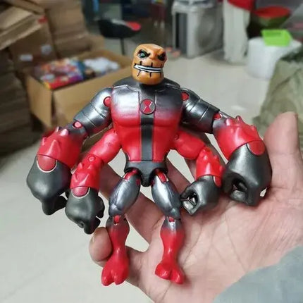 Genuine Ben Tennyson 10 Anime Figure Doll Monster Figure Toys Ben10 Omnitrix Table Ornaments Gifts for Children