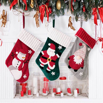 3-Pack Christmas Stocking Ornaments