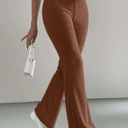 High Waist Bootcut Pants