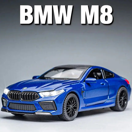 1:32 BMW M8 IM Supercar Alloy Diecasts & Toy Vehicles Metal Toy Car Model Sound and light Collection Kids Toy - Vickie Lynn's