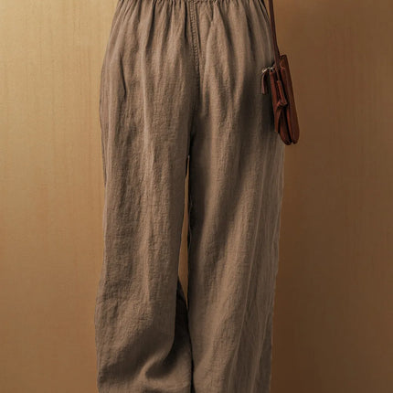 Drawstring Wide Leg Pants