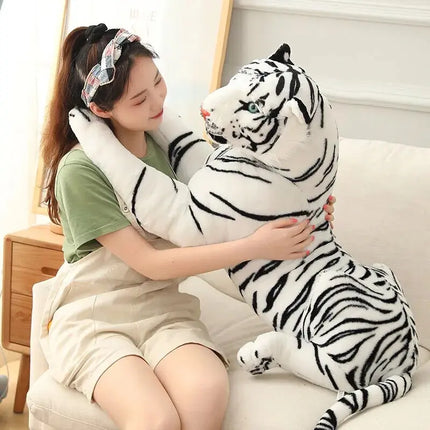 Kawaii Big Tiger Plush Toy Doll Pillow Hug &Cushion Stuffed Animal Gift for Kids Adults Home Decor