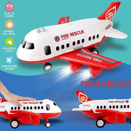 Large Early Education Aircraft Toys Passenger Plane Aircraft Toy DIY Car Toy Aircraft Kids Airplane Toy for Children's Day Gift