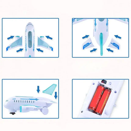 Toy Airplane Transport Plane Toys For Toddlers Simulation Air Bus Airplane Toy Universal Wheel Airplane Model Gift For Kids