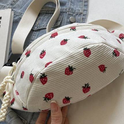 Printed Adjustable Strap Sling Bag