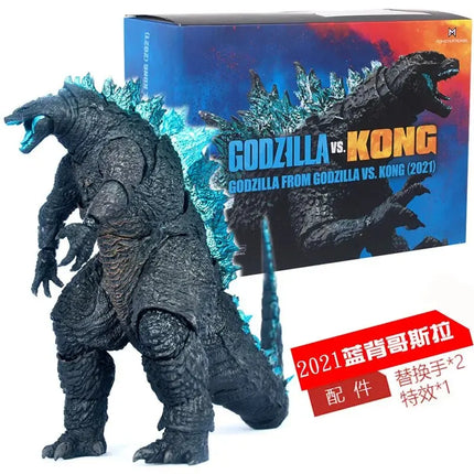 SHM Godzilla Vs Kingkong Action Figure Movie King of The Monsters Gojira Glue Monster Movable Joints Toys for Kid Boy Gift - Vickie Lynn's