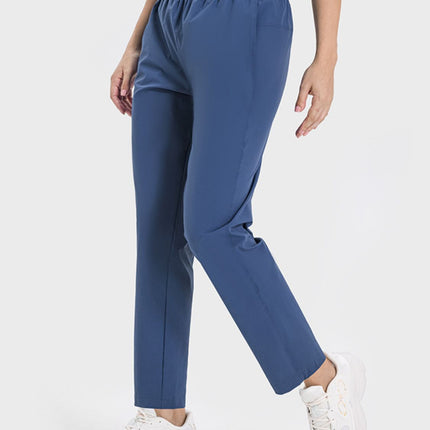 Pocketed High Waist Active Pants