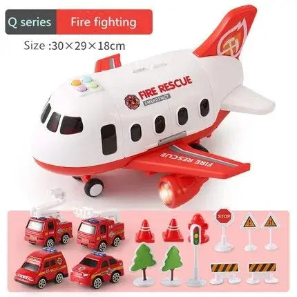 Large Early Education Aircraft Toys Passenger Plane Aircraft Toy DIY Car Toy Aircraft Kids Airplane Toy for Children's Day Gift