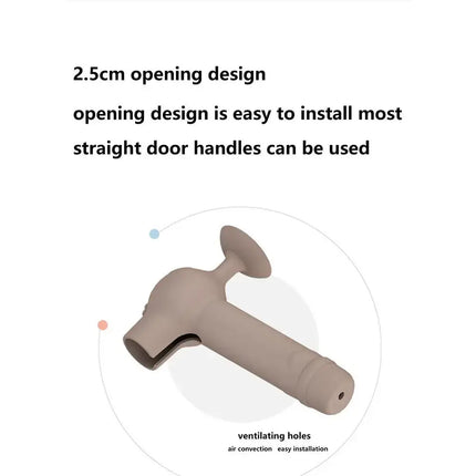 Door Handle Gloves Silicone Covers Anti-Scald With Suction Cup Design Anti Static Door Handle Guard For Flat Square Levers