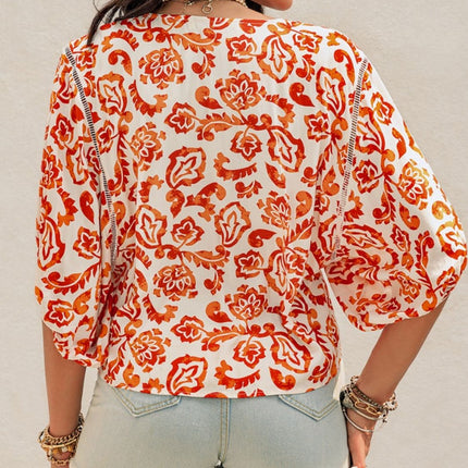 Printed Half Sleeve Blouse