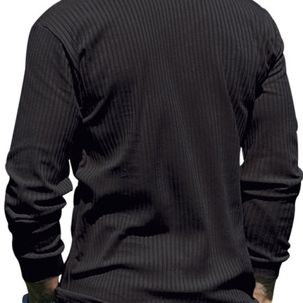 New Men's Lapel Long Sleeve T-Shirt Slim Fit Sports Lapel Polo Shirt