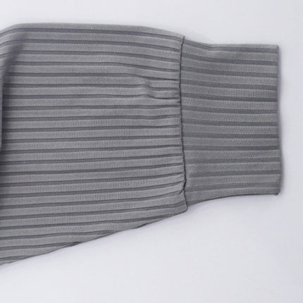 New Men's Lapel Long Sleeve T-Shirt Slim Fit Sports Lapel Polo Shirt