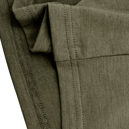 Men's Lapel Polo Solid Color Long Sleeve Polo Shirt