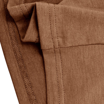 Men's Lapel Polo Solid Color Long Sleeve Polo Shirt