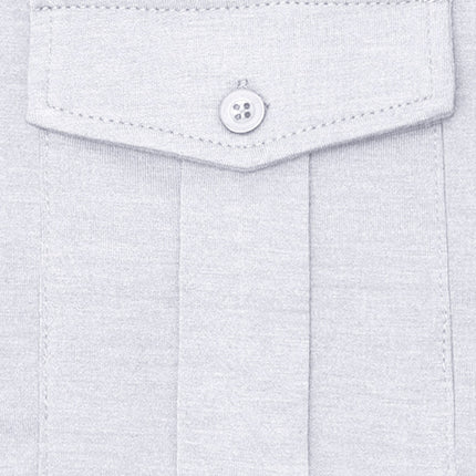 Men's Lapel Polo Solid Color Long Sleeve Polo Shirt