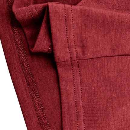 Men's Lapel Polo Solid Color Long Sleeve Polo Shirt