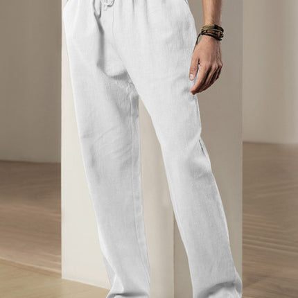 Men's Breathable Linen Loose Casual Sports Trousers