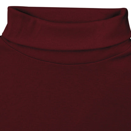 Men's Solid Color Turtleneck Long Sleeve T-Shirt