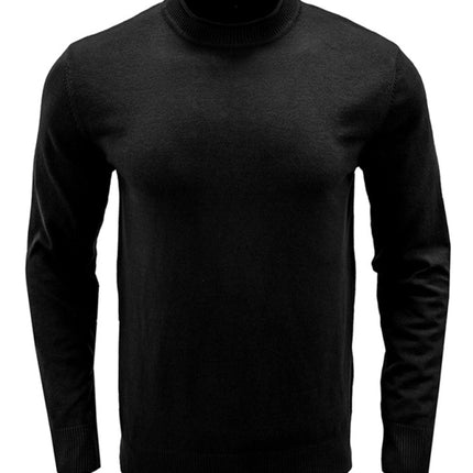 Men's new solid color long sleeve sweater