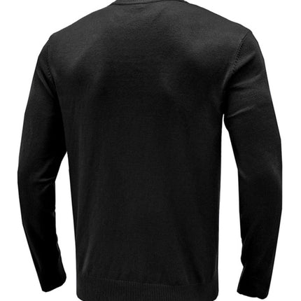 Men's new solid color long sleeve sweater