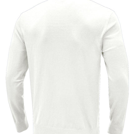 Men's new solid color long sleeve sweater