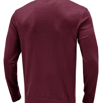 Men's new solid color long sleeve sweater