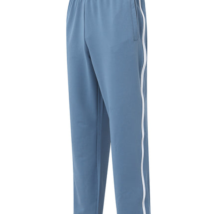 Men's new solid color trendy sports side zipper loose sweatpants