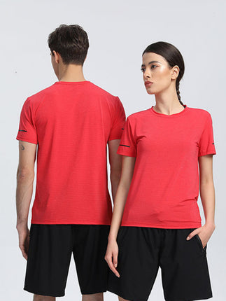 Men's and women's loose, breathable and quick-drying fitness t-shirts