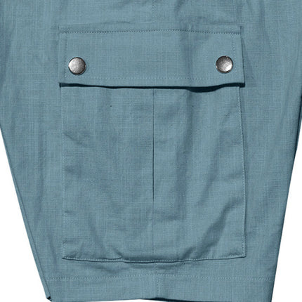 Casual Men's Slim Drawstring Shorts Thin Quarter Pants Cargo Shorts