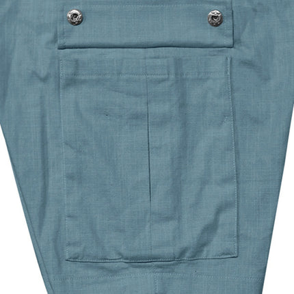 Casual Men's Slim Drawstring Shorts Thin Quarter Pants Cargo Shorts