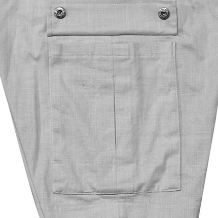 Casual Men's Slim Drawstring Shorts Thin Quarter Pants Cargo Shorts