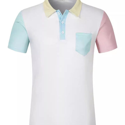 New fashionable and versatile casual lapel polo shirt