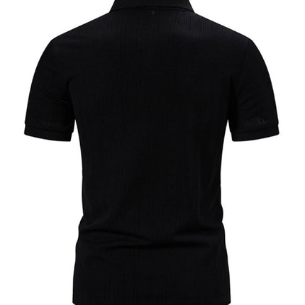 Men's New Casual Pit Lapel POLO Shirt
