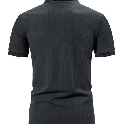 Men's New Casual Pit Lapel POLO Shirt