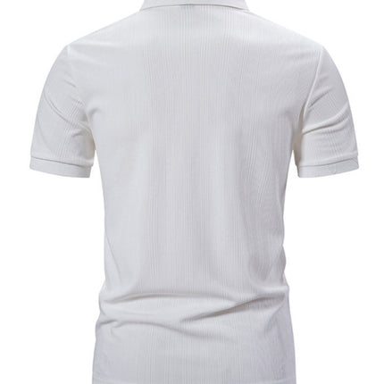 Men's New Casual Pit Lapel POLO Shirt