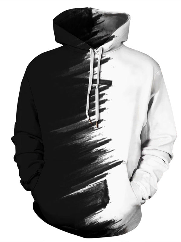 Men's Fashion Casual Digital Print Hoodie