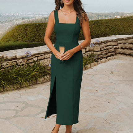 Elegant French dress with sling straps Bridesmaid dress