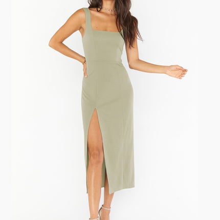 Elegant French dress with sling straps Bridesmaid dress